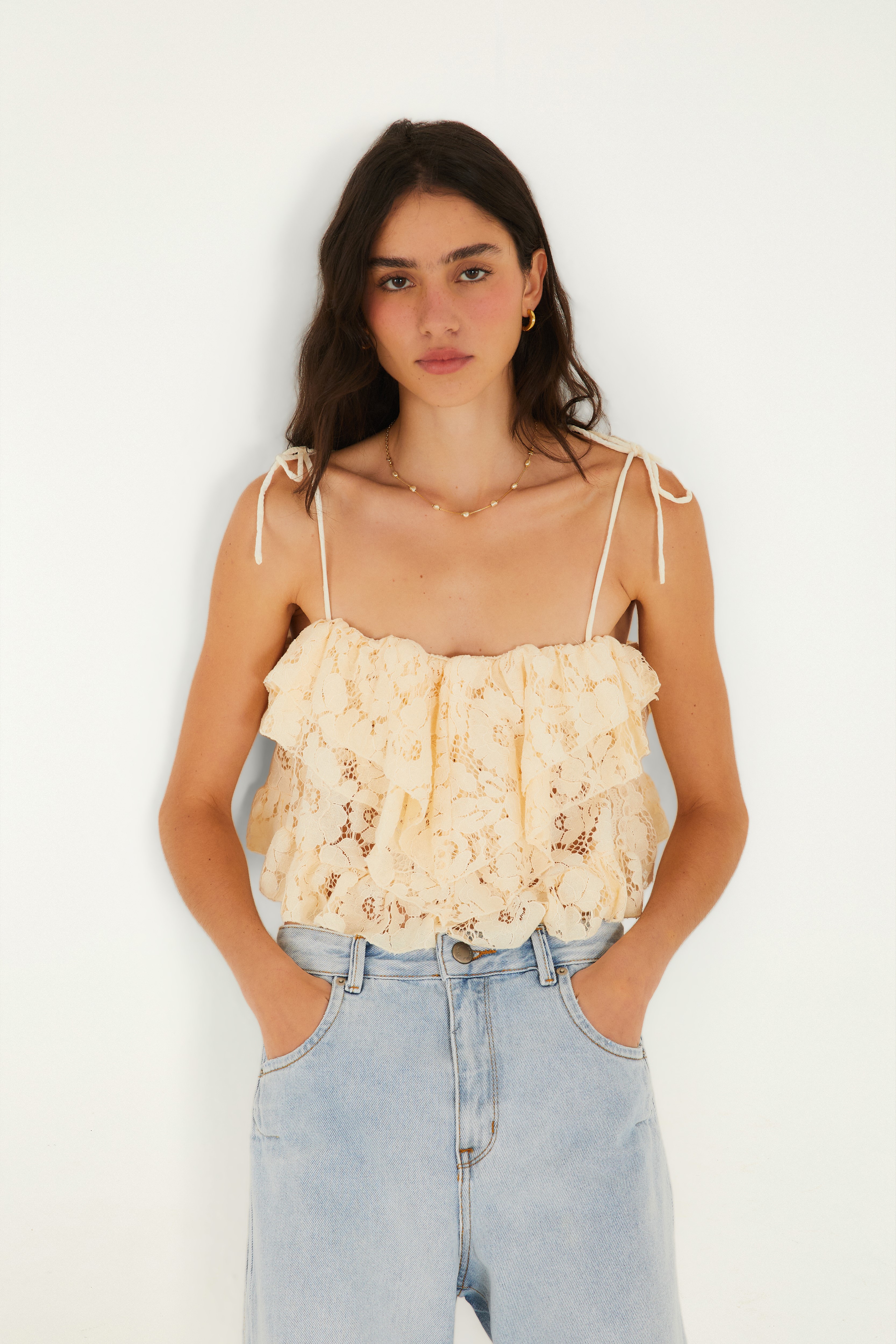 Blusa Artesanal Babados