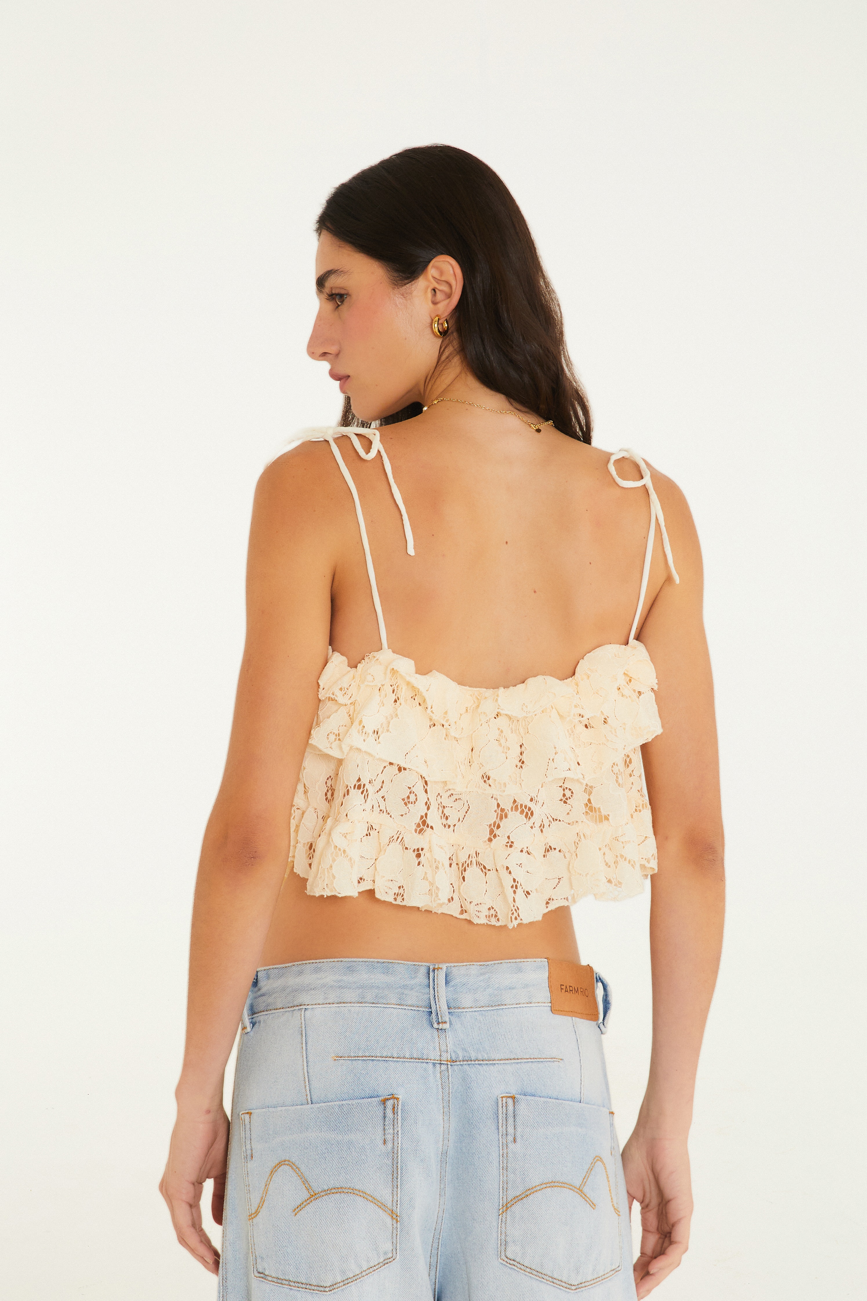 Blusa Artesanal Babados