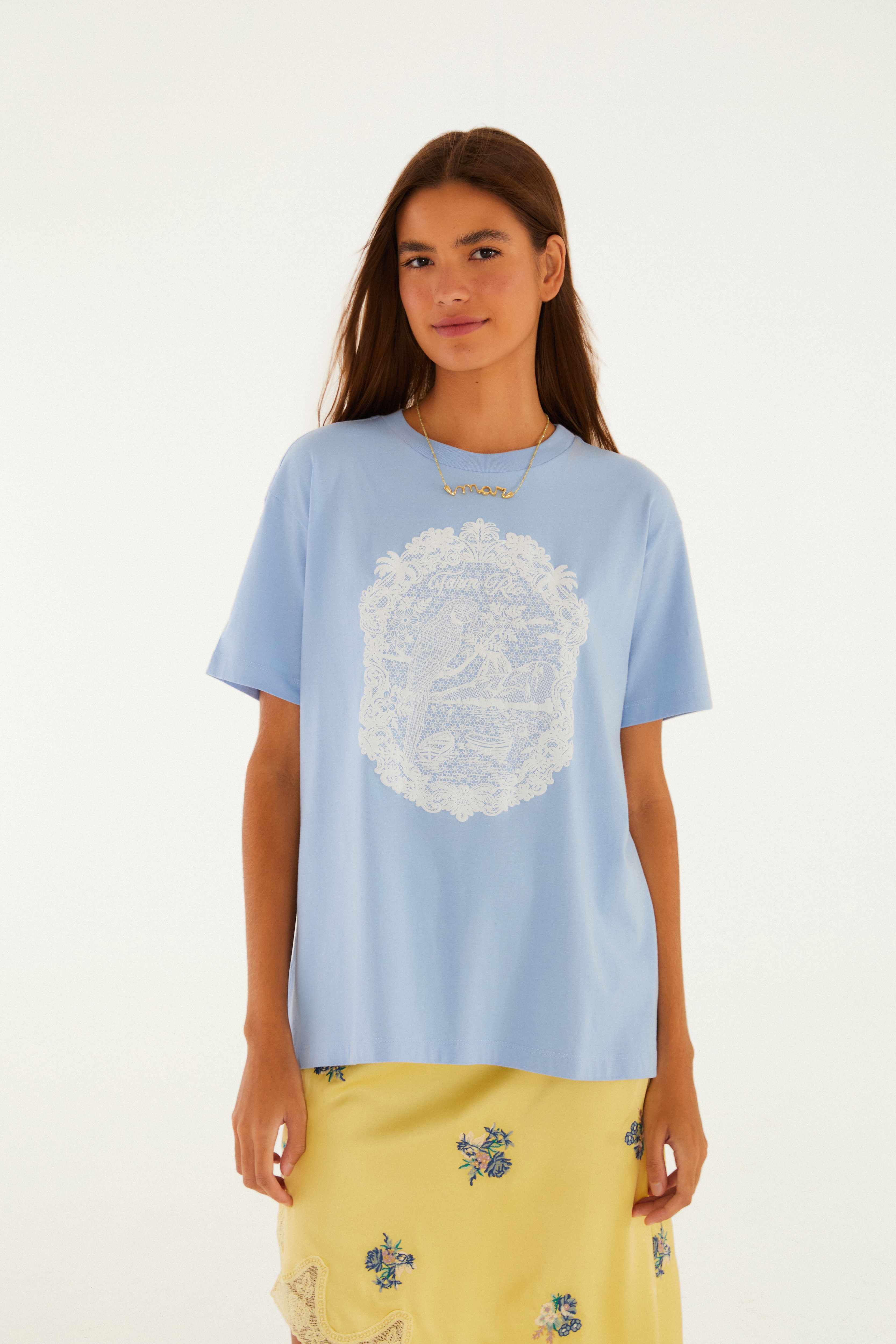 T-Shirt Media Rio De Renda