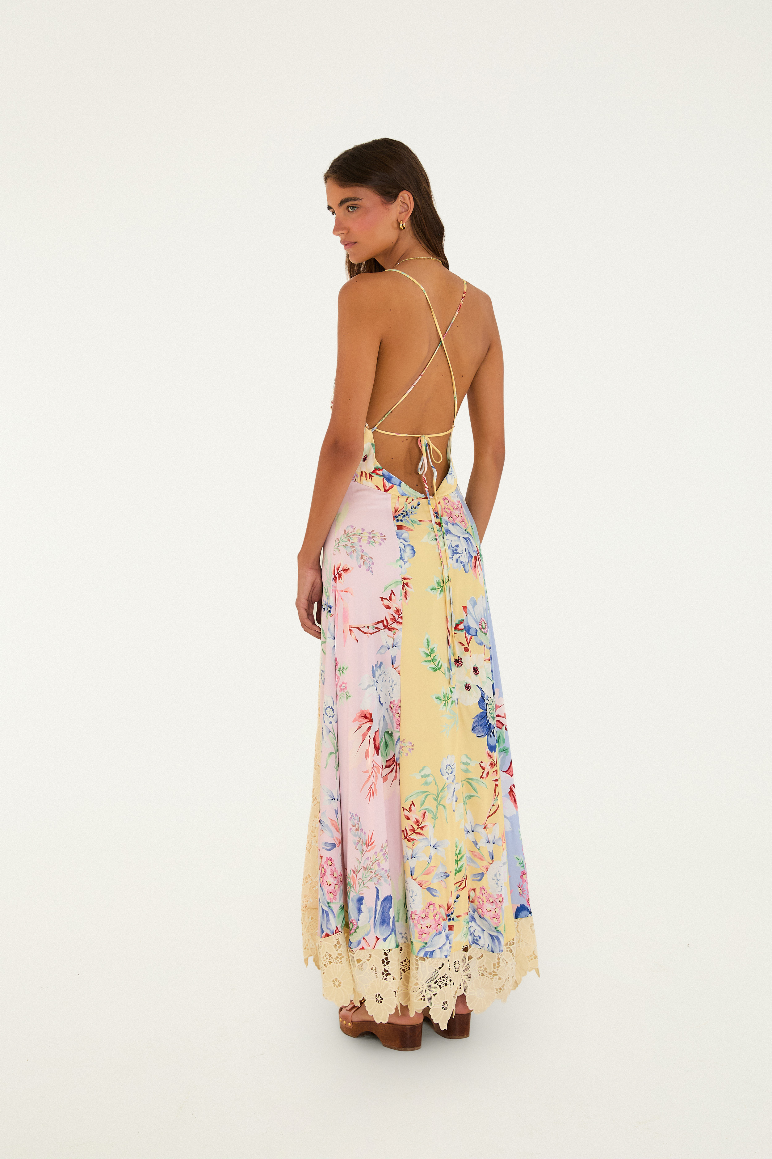 Vestido Artesanal Renda Floral Leni