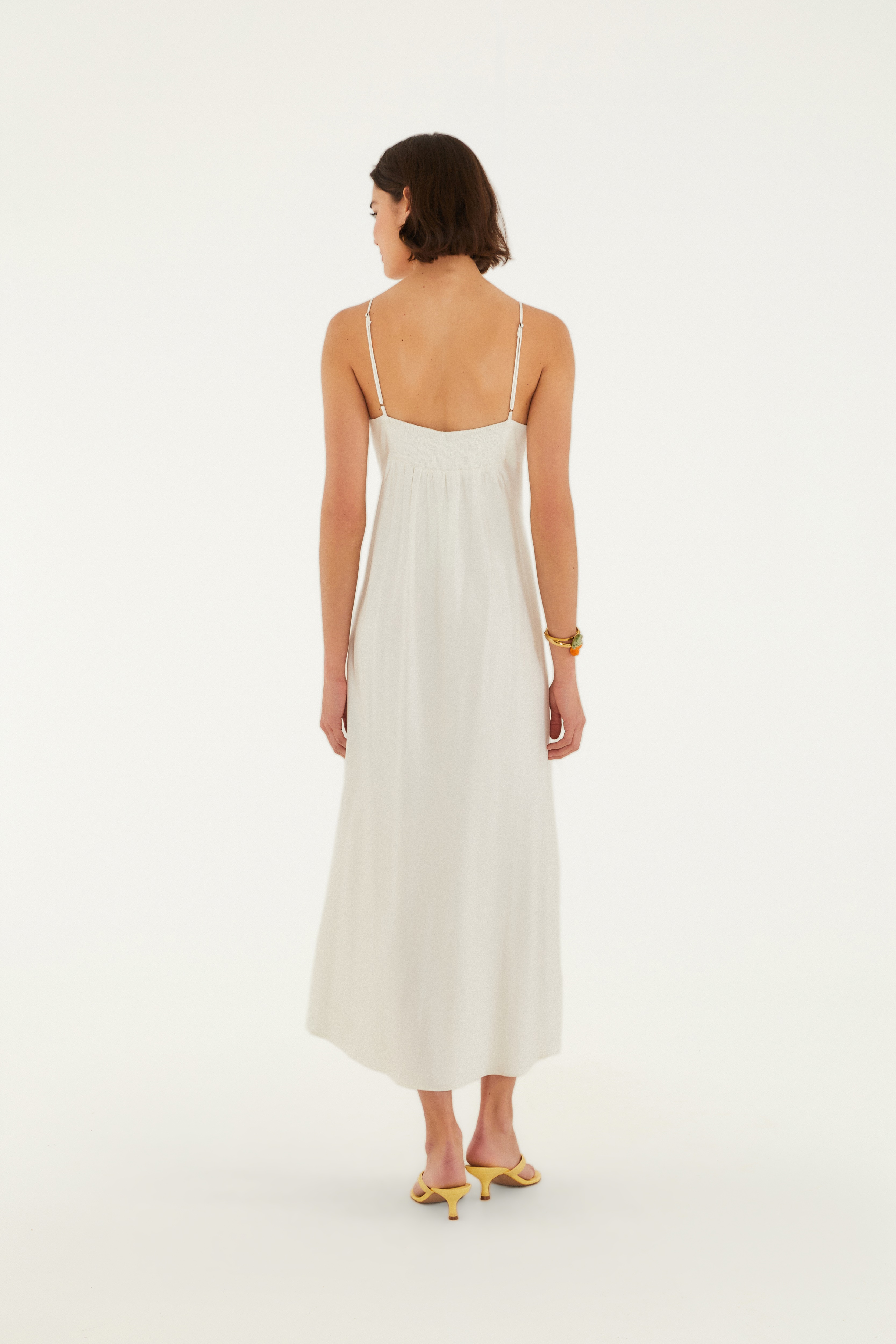 Vestido Alcinhas Cetim