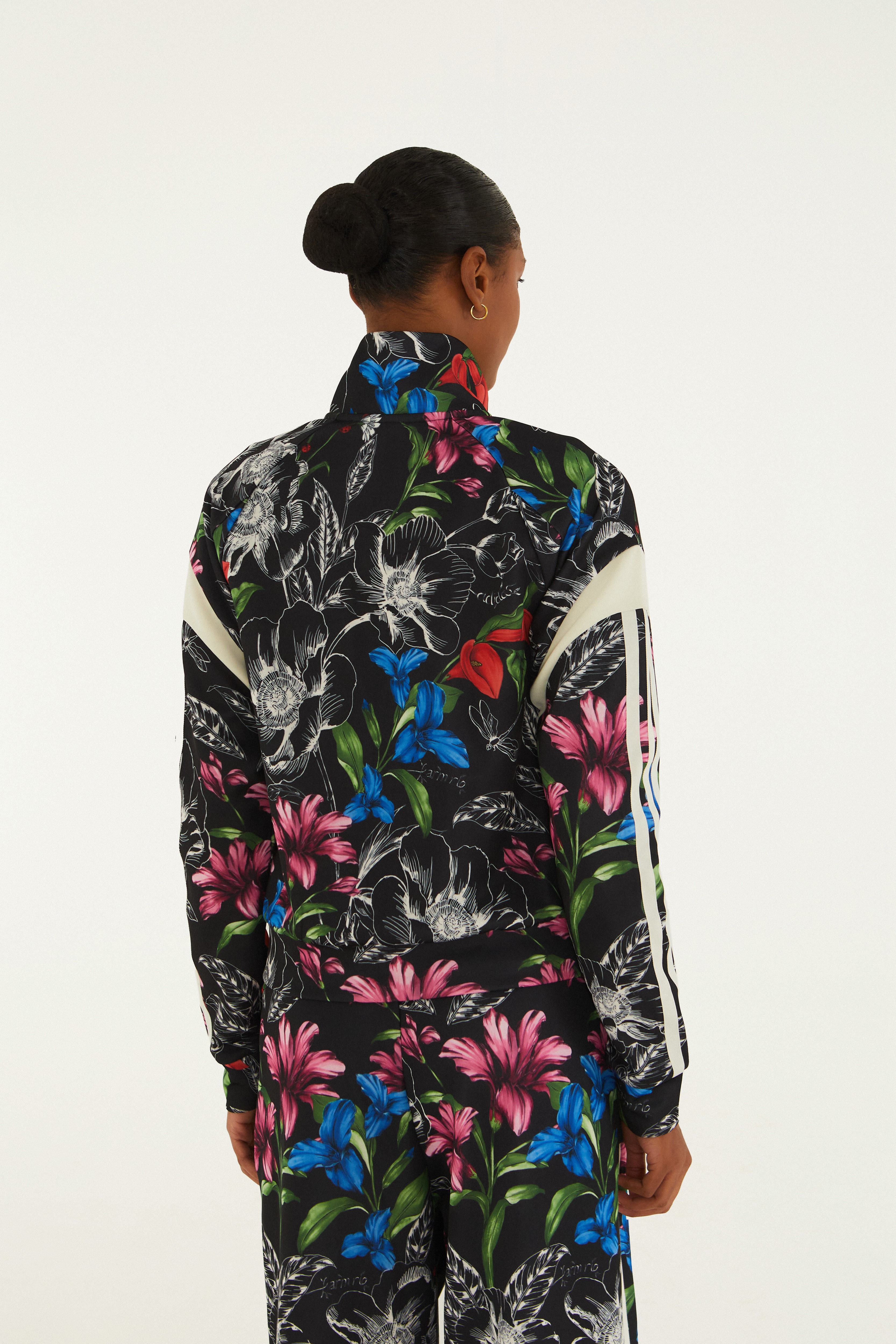 Casaco Adidas Sketch Foral Black