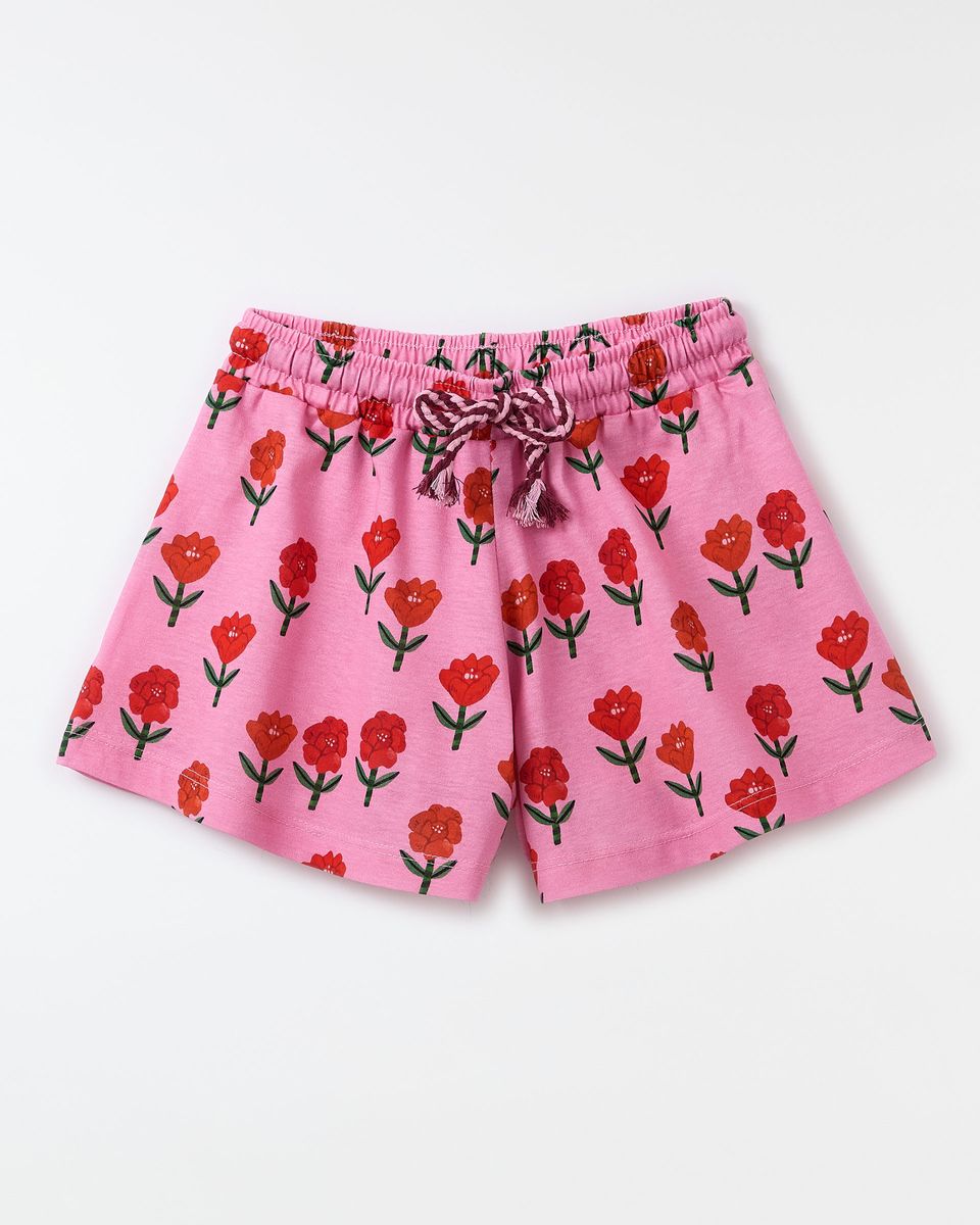 Short Malha Rosinha