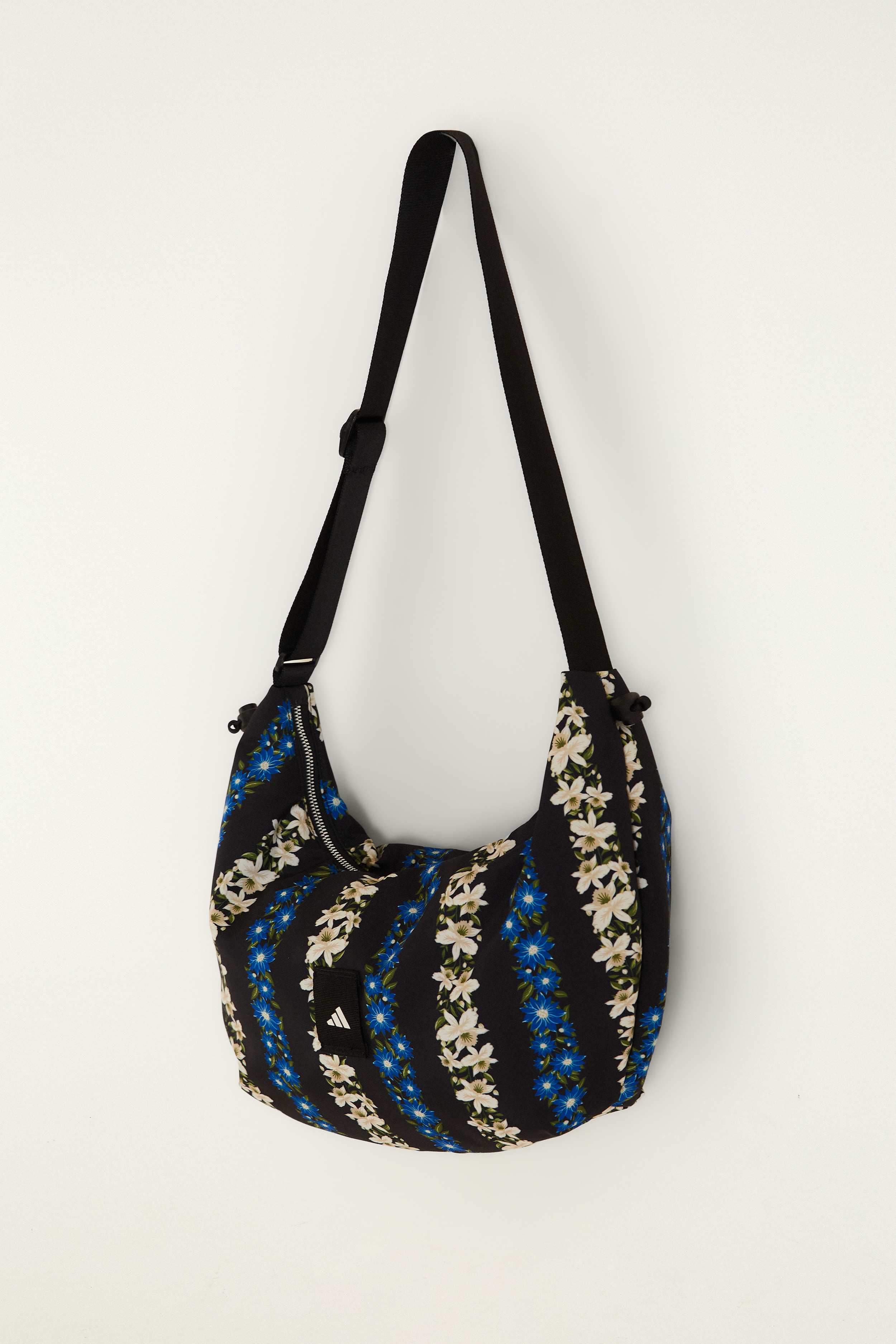 Shoulder Bag Adidas Floral Stripes Black