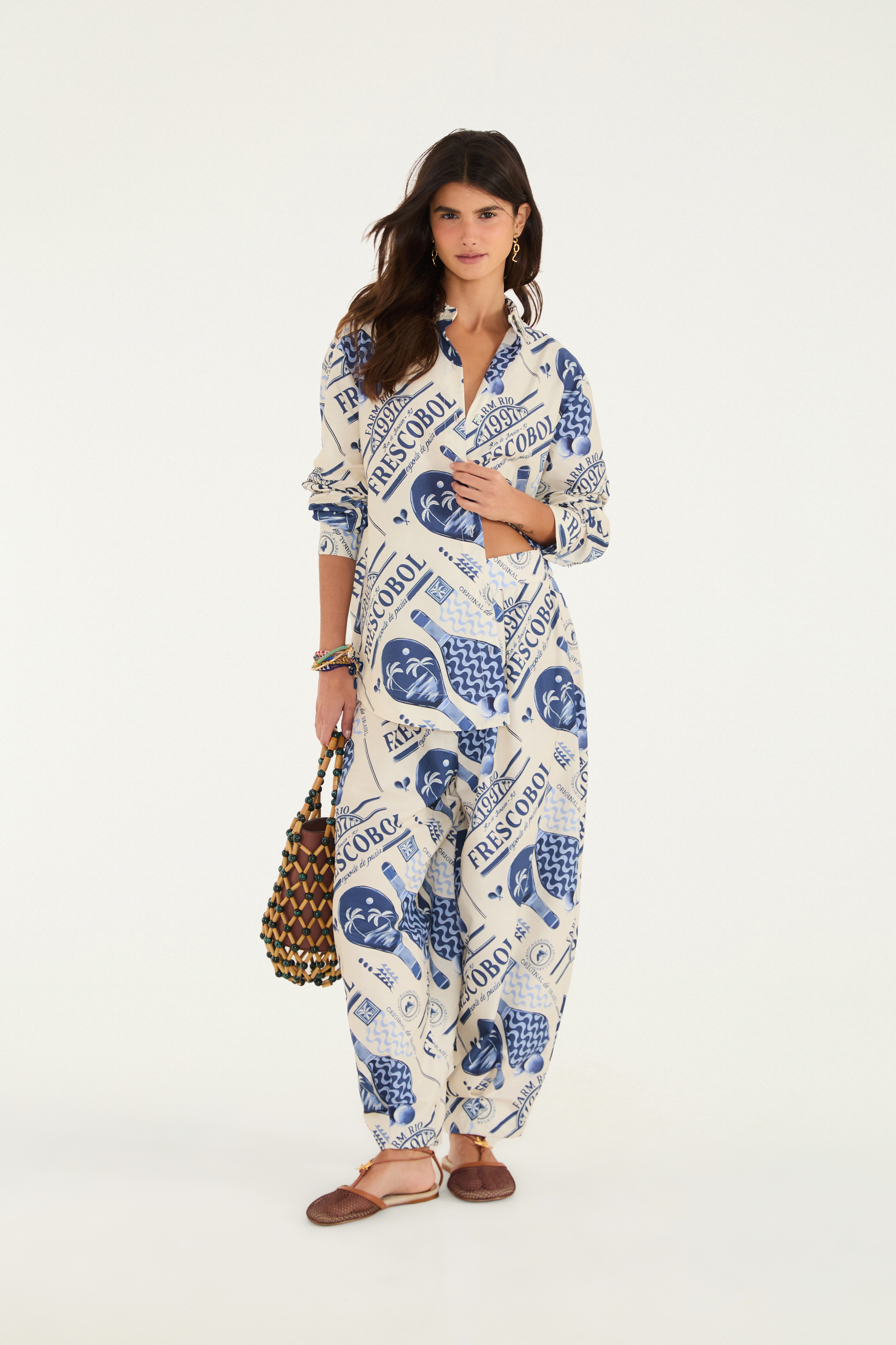 Camisa Estampada Frescobol