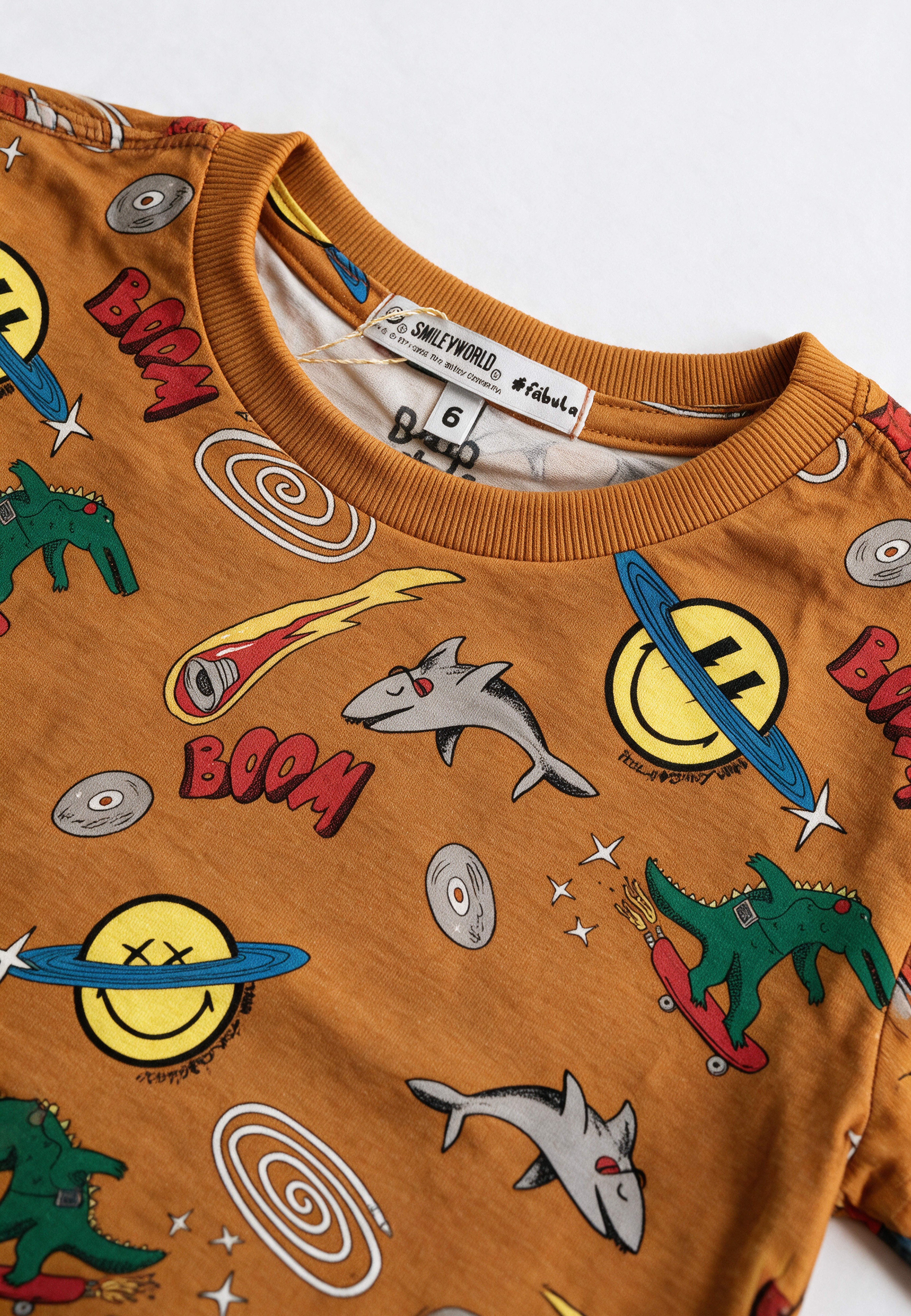 Camiseta Malha Radical Cosmico Smiley