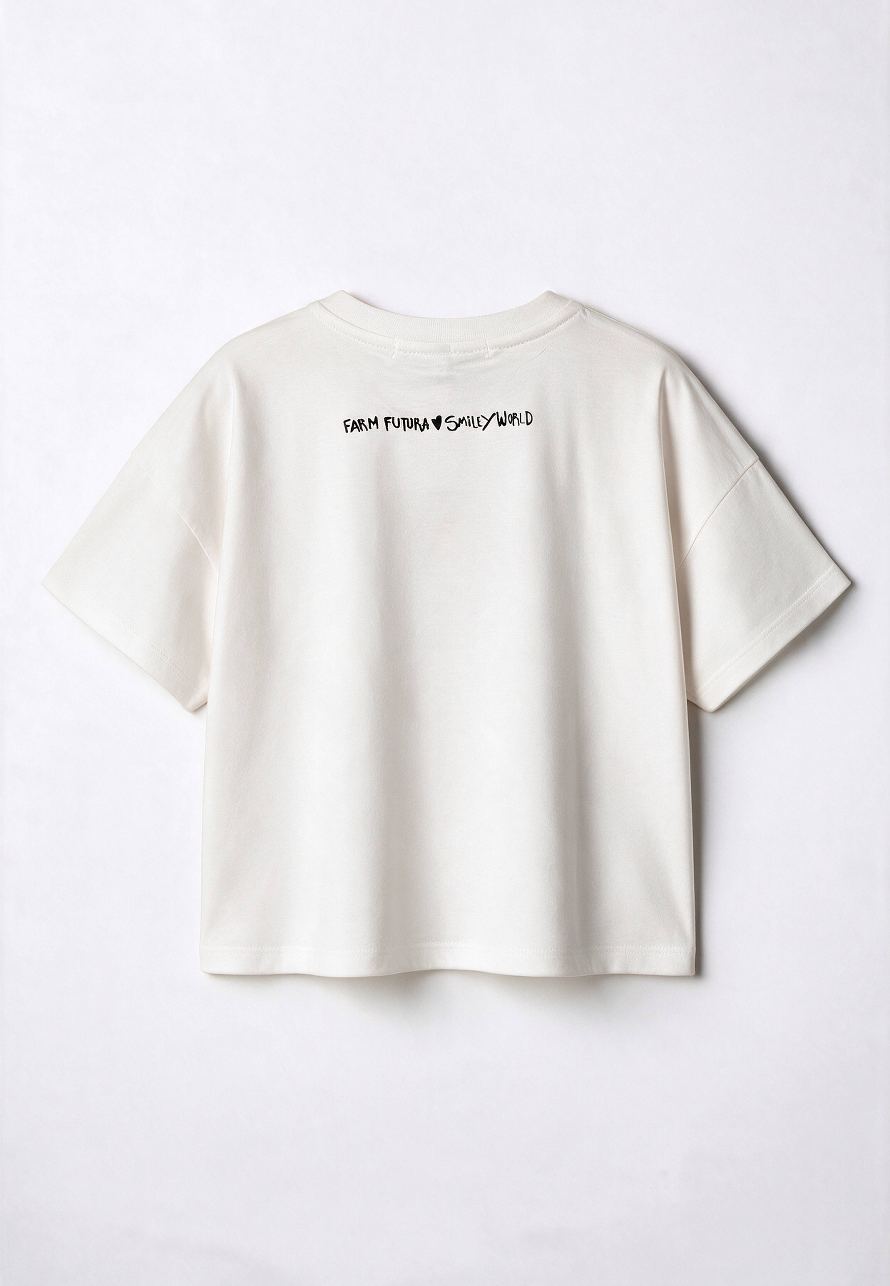 Camiseta Bordado Confete Smiley