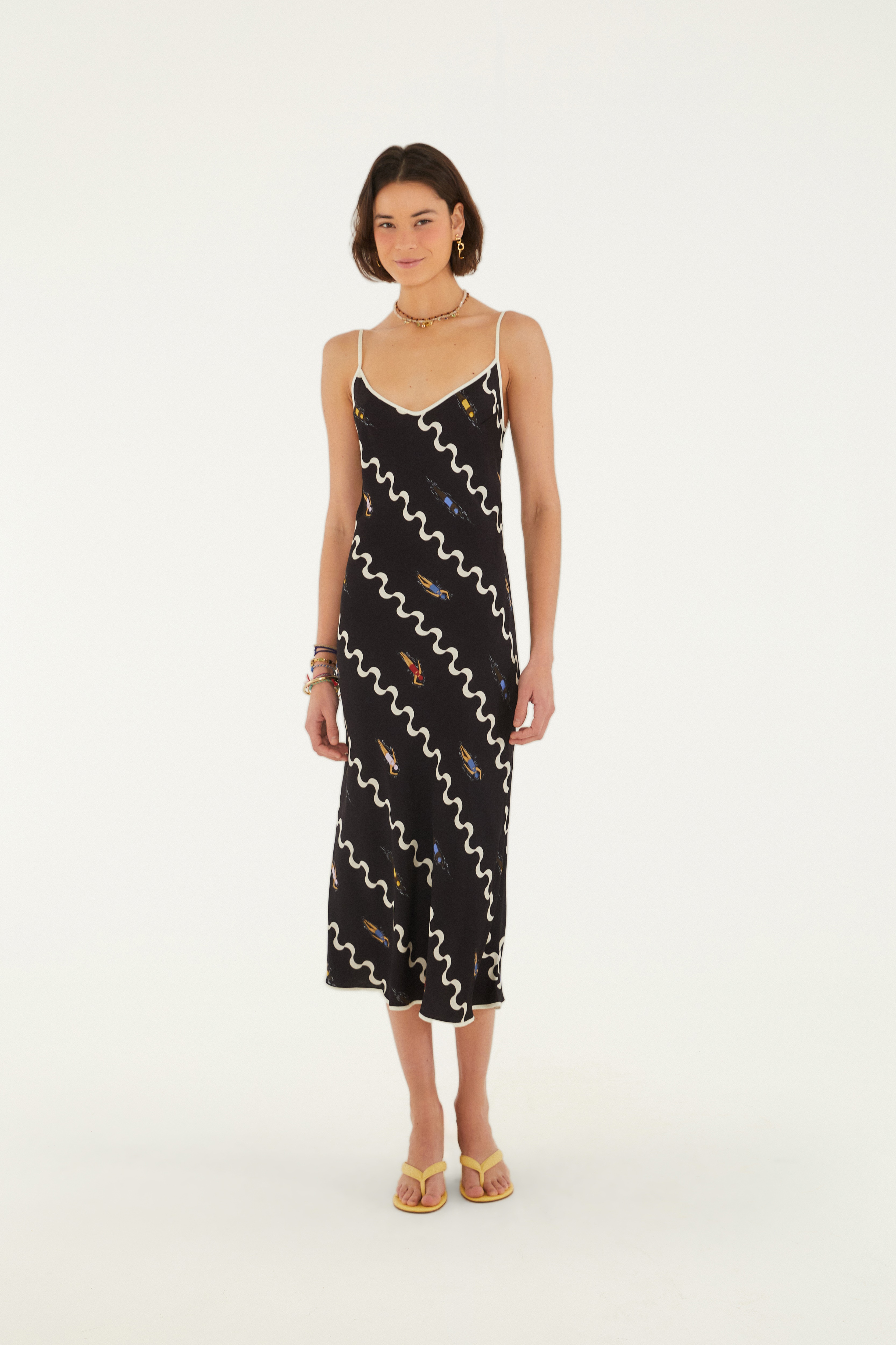 Vestido Alcinhas Nadadoras