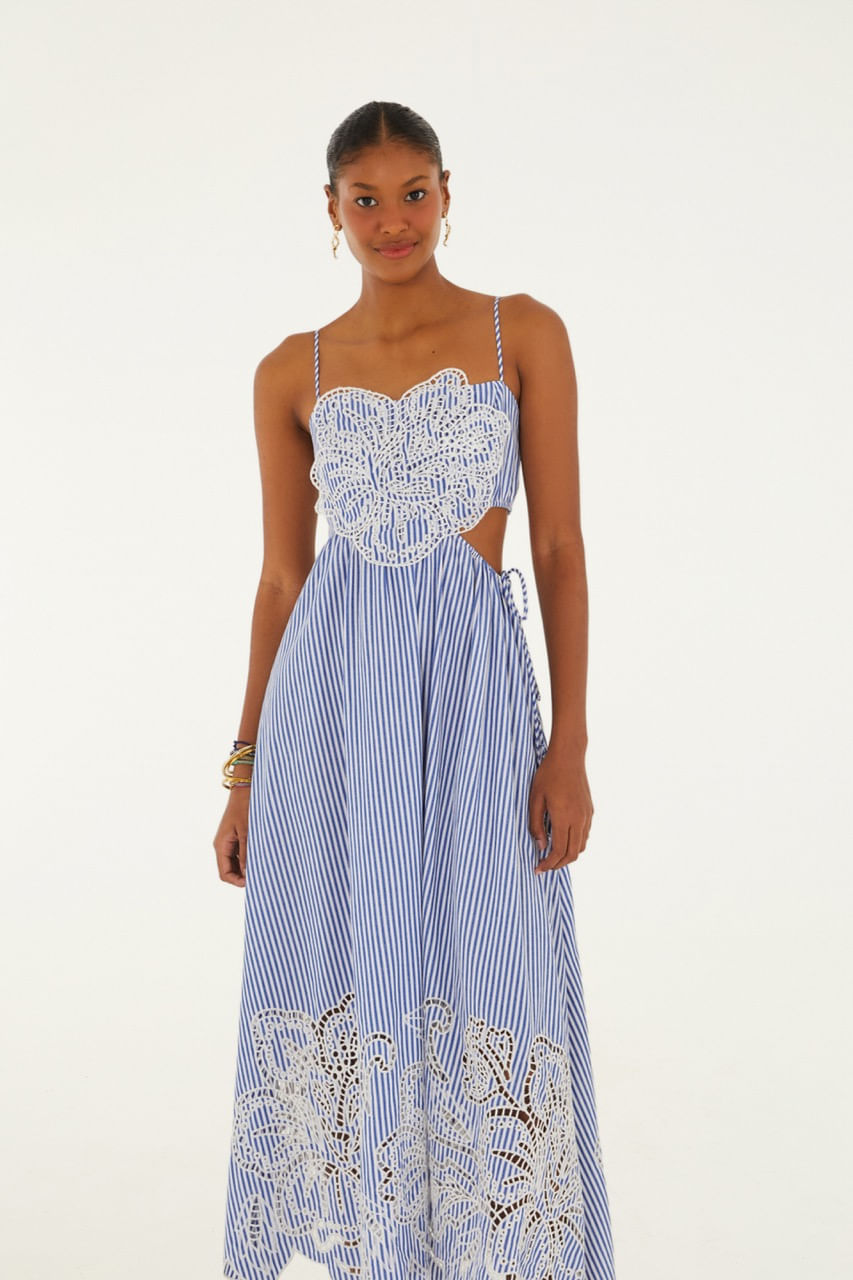 Vestido Richelieu Listra Floral Jamaica
