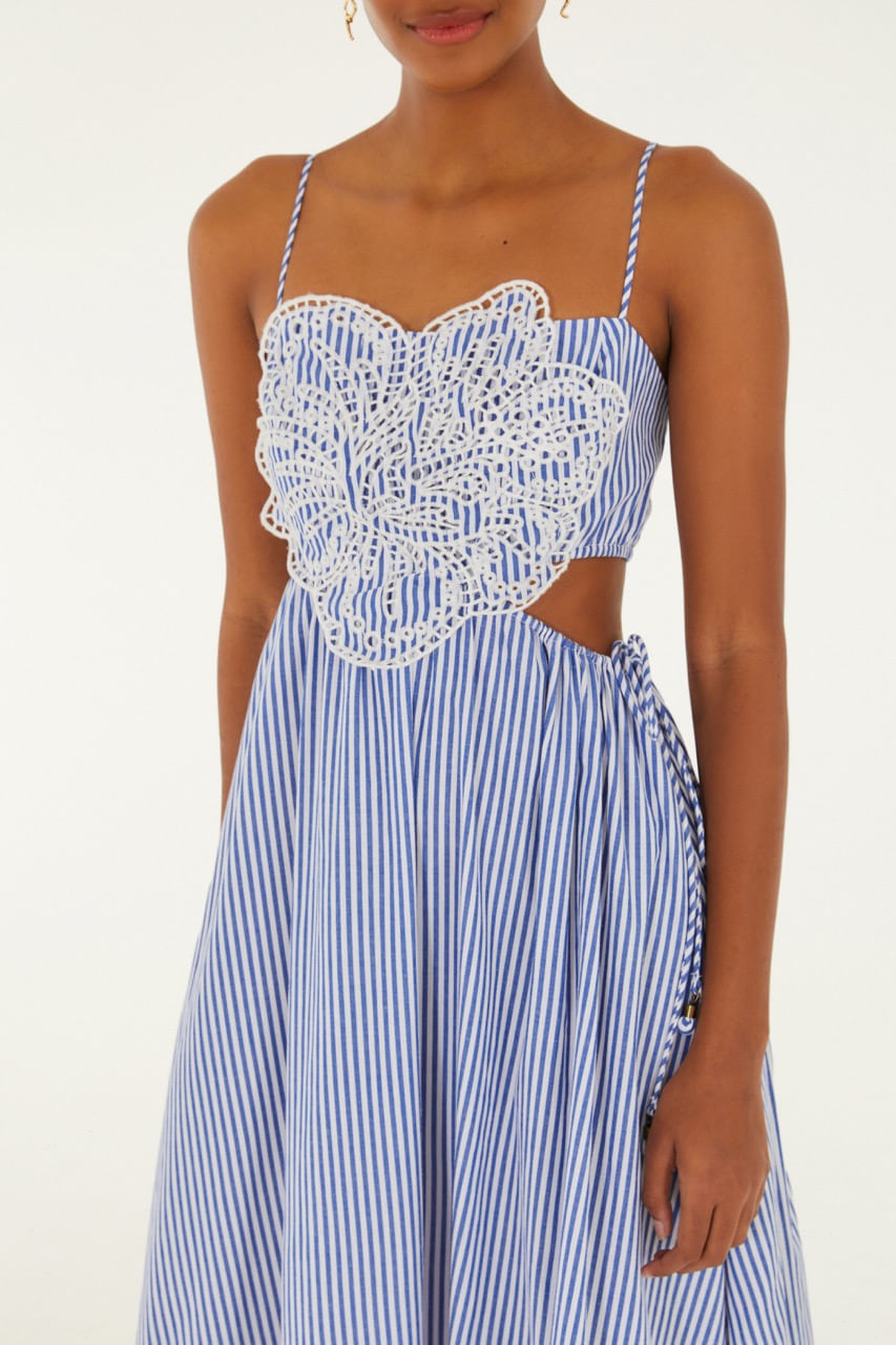 Vestido Richelieu Listra Floral Jamaica